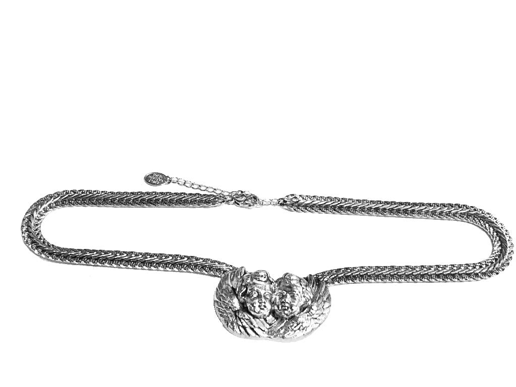 SILVER ANGEL NECKLACE