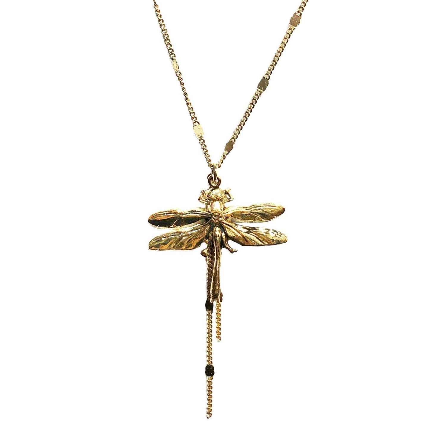 LITTLE GOLDEN DRAGONFLY NECKLACE