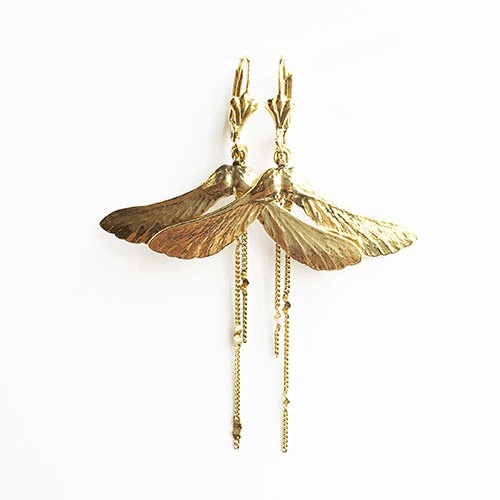 Samare gold earrings