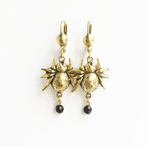 Golden Arakné earrings