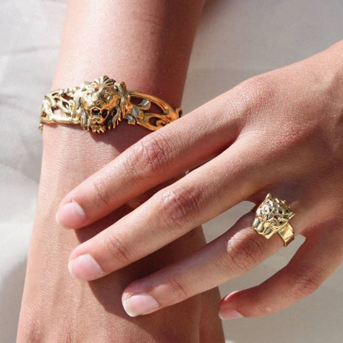 Golden Lion Bracelet