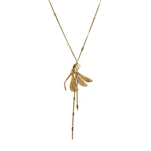 Chloé Doré Dragonfly long necklace