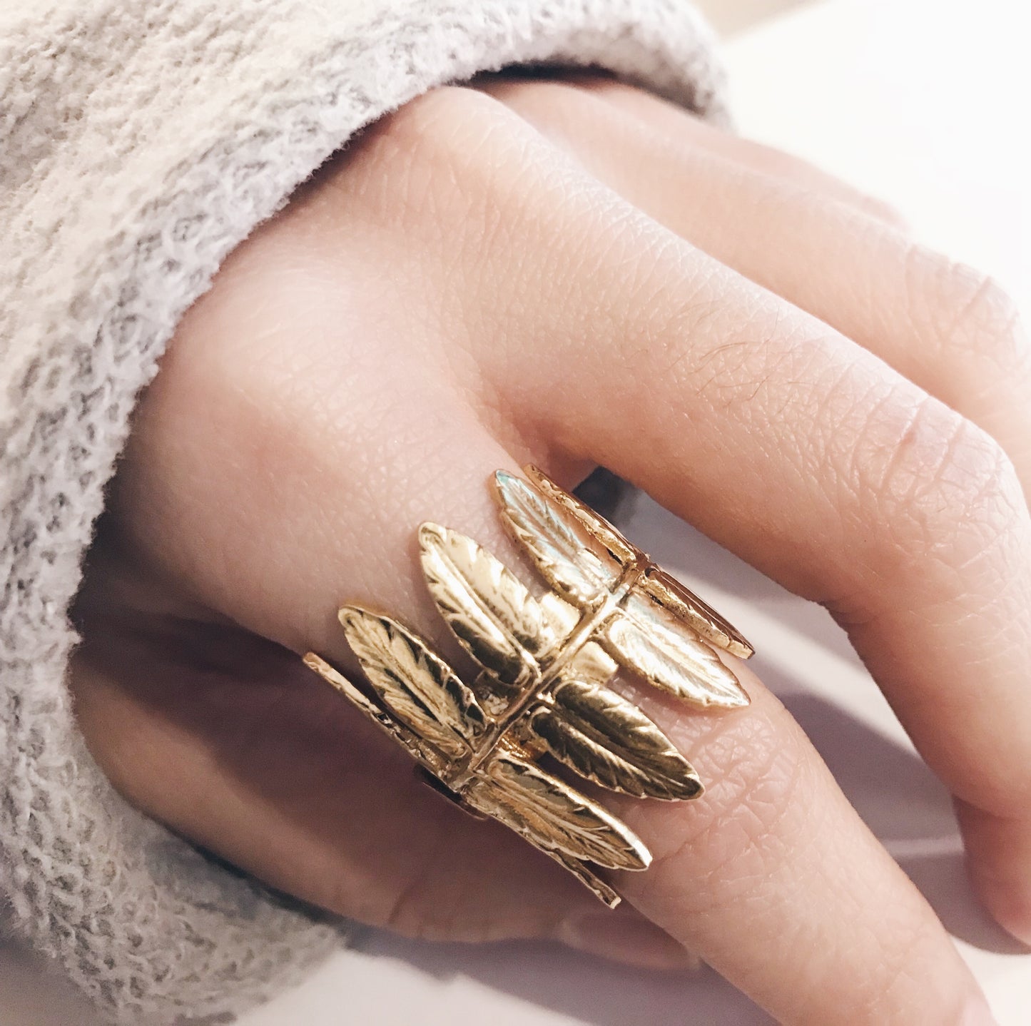 Fougère Gold Ring