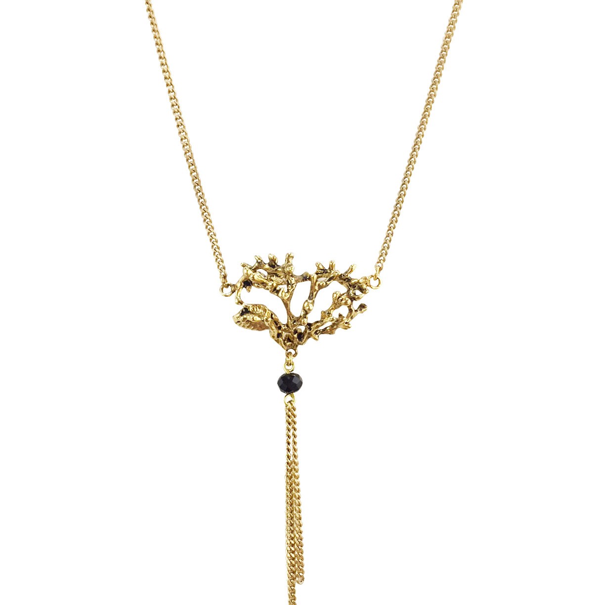 GOLDEN SEA URCHIN NECKLACE