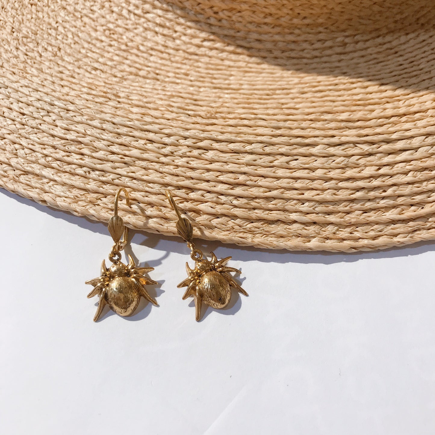 Golden Arakné earrings