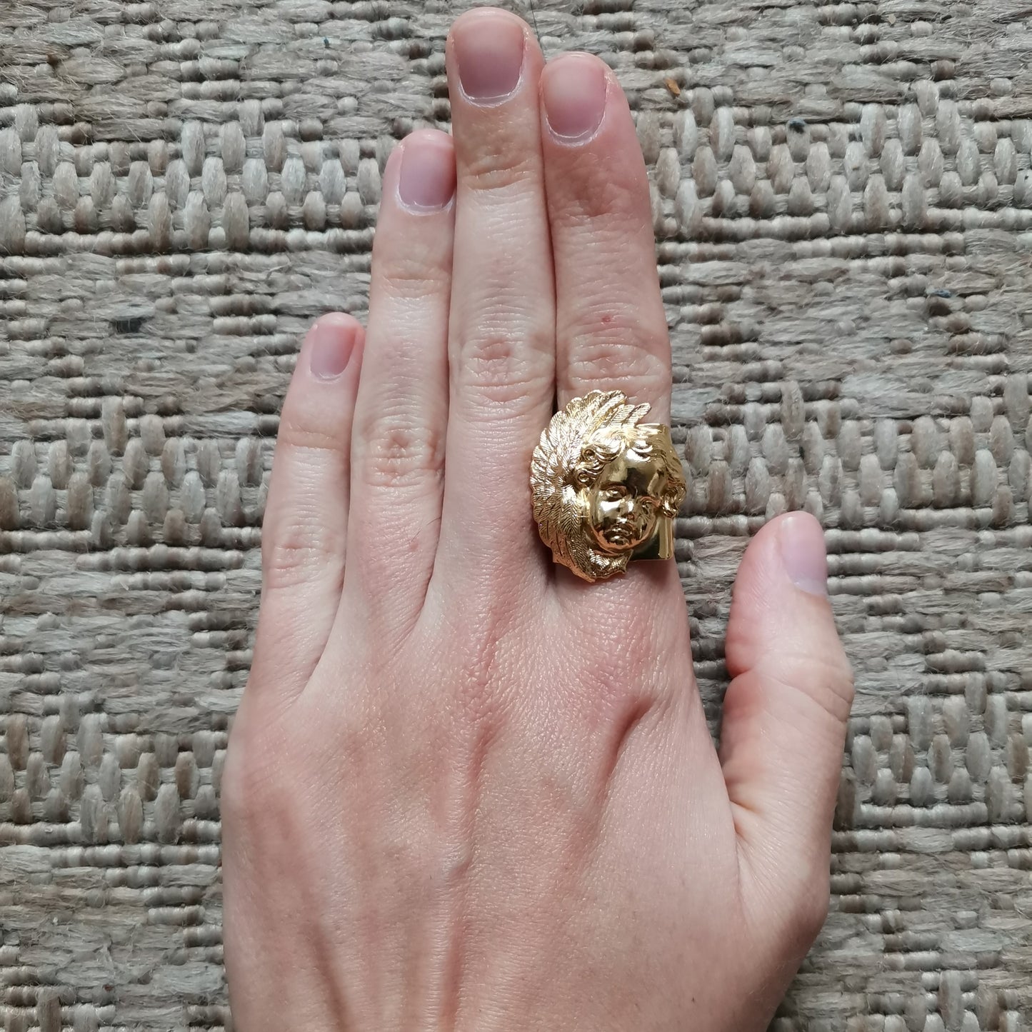 Golden Angel ring