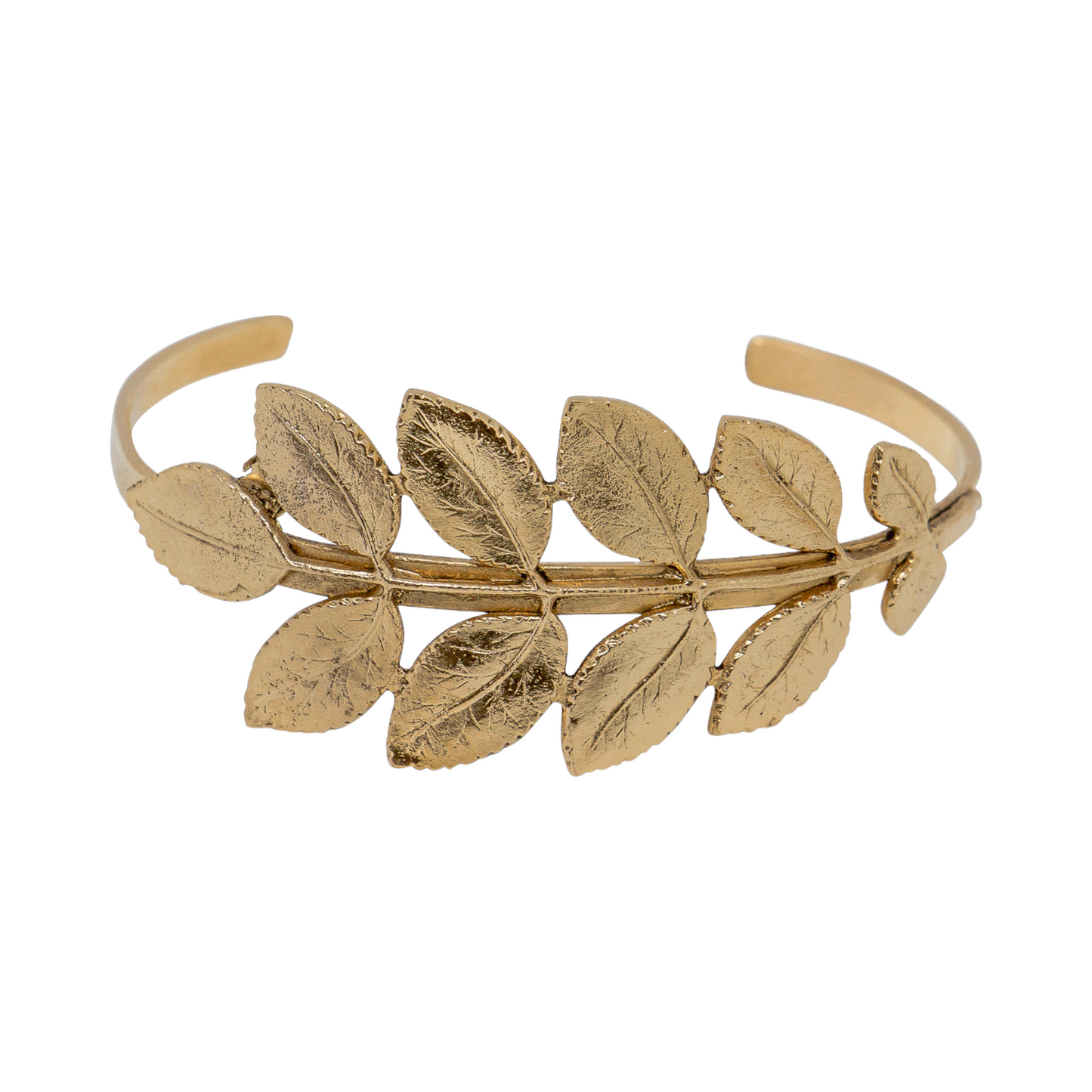 Golden Acacia Leaf Bracelet