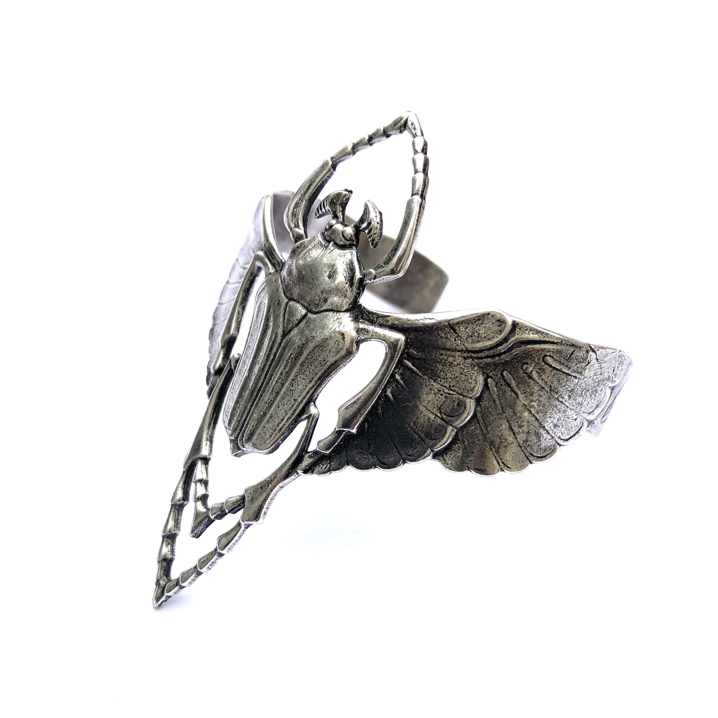 Beetle Silver Cuff