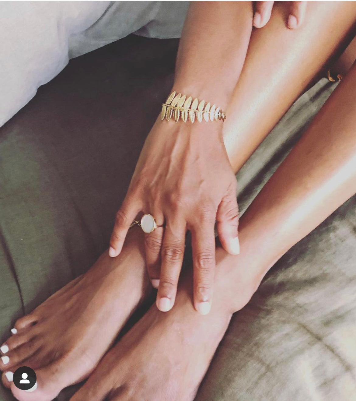 Golden Fougere Bracelet