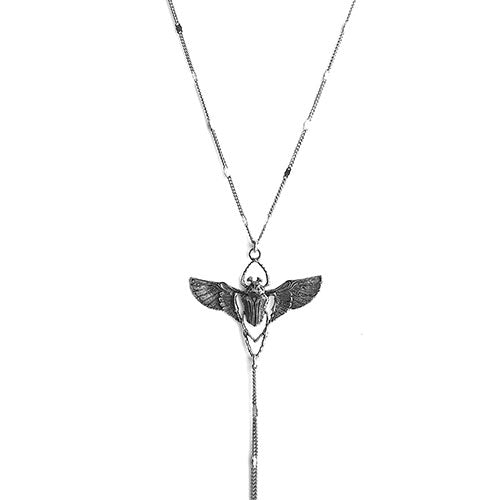 Beetle necklace