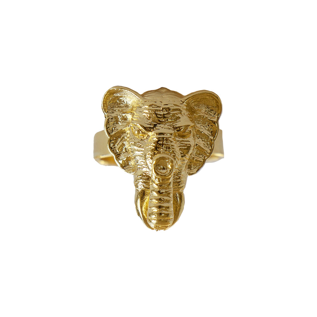 Gold Elephant Ring