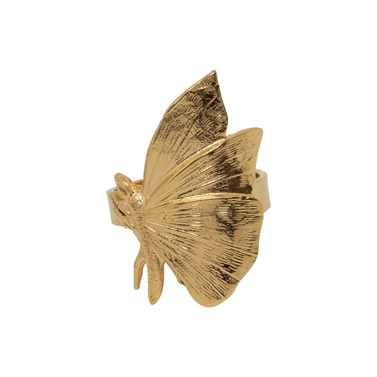 Small Gold Butterfly Ring