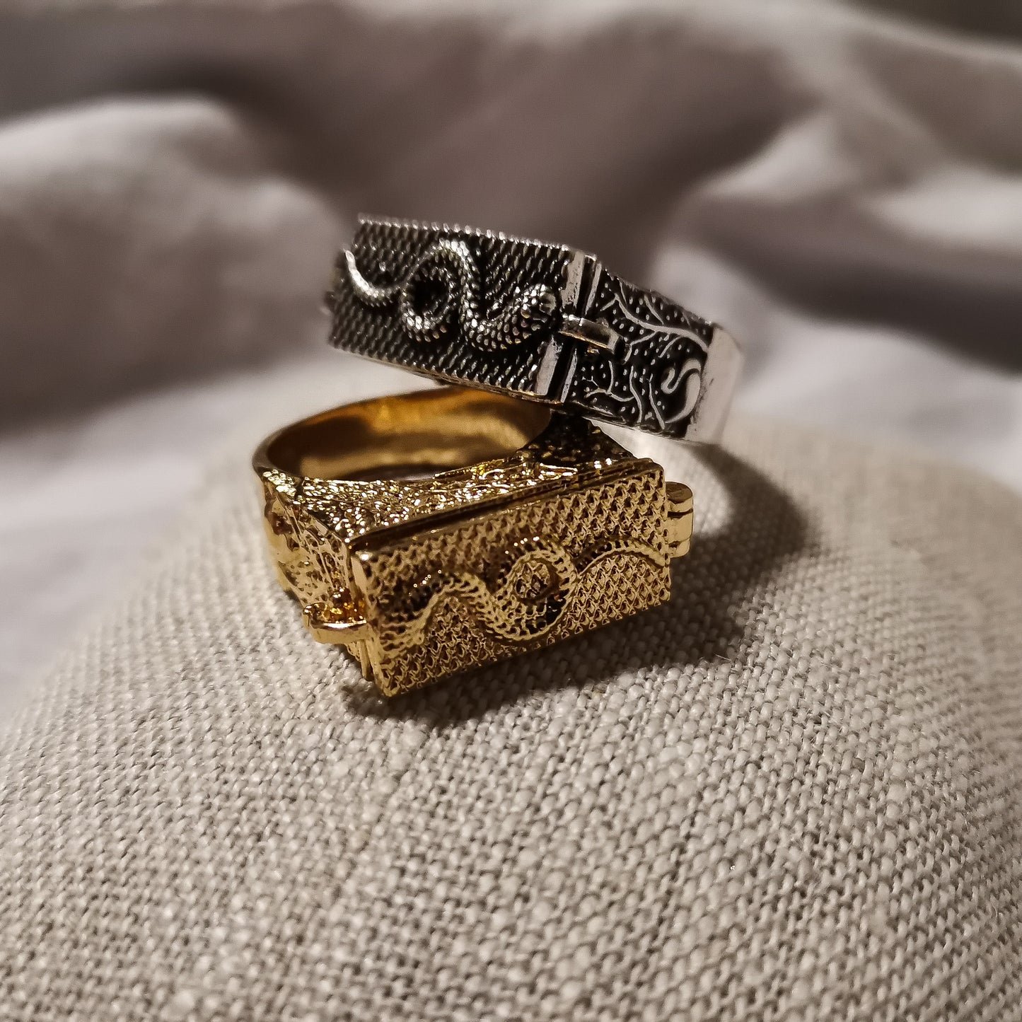 Snake Secret Box Ring