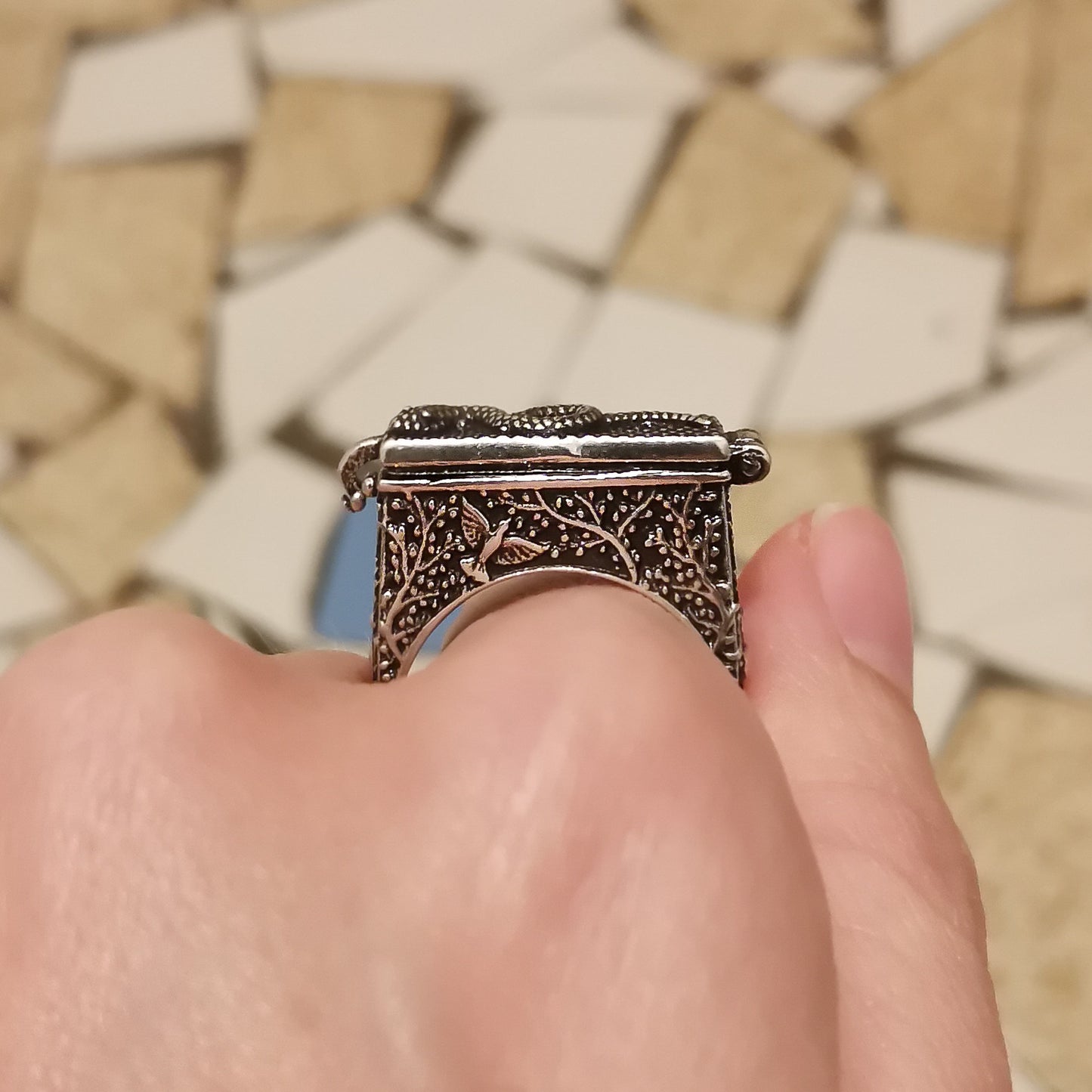 Snake Secret Box Ring