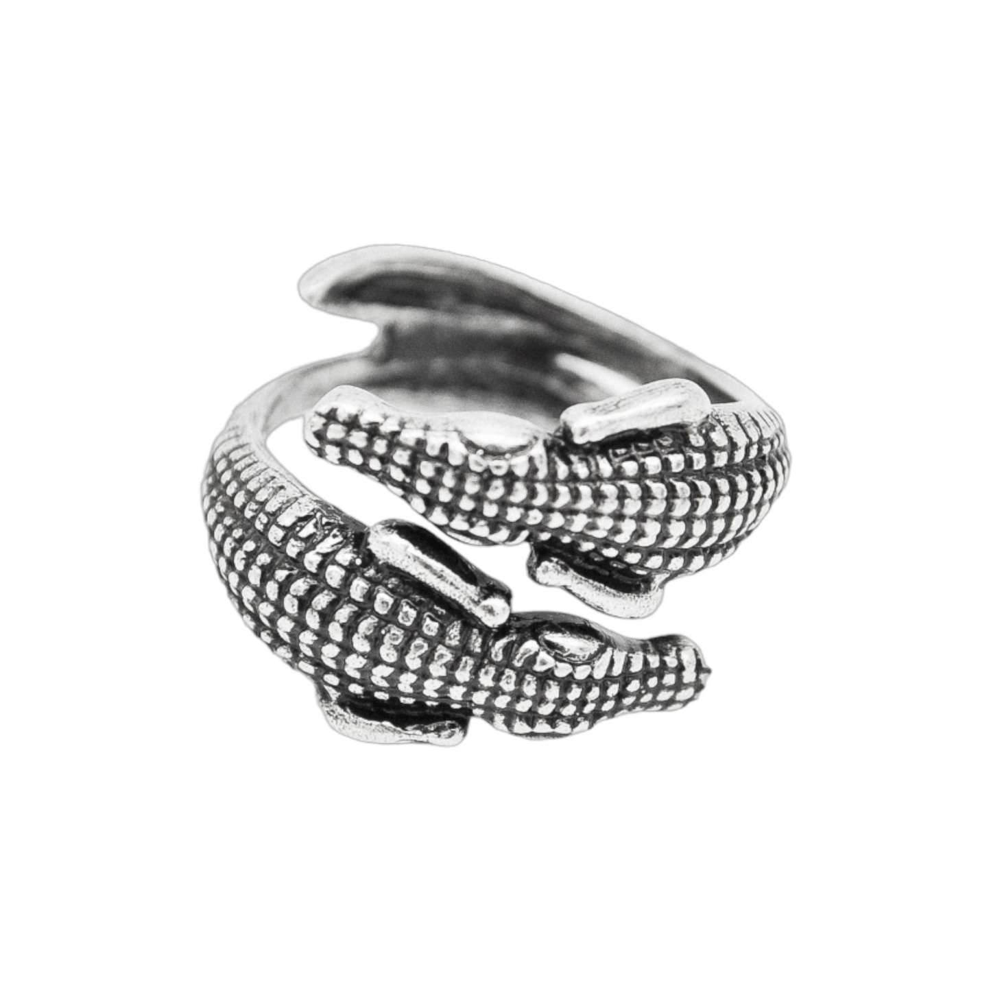 Double Crocodile Ring