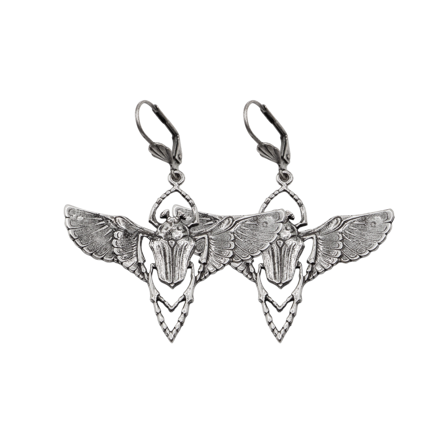 Beetle earrings