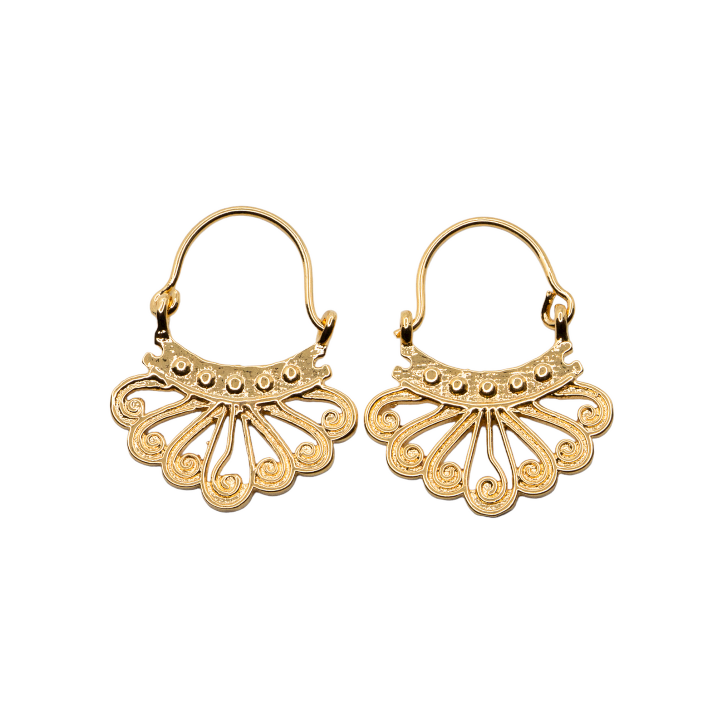 Fili Celtique Gold Earrings