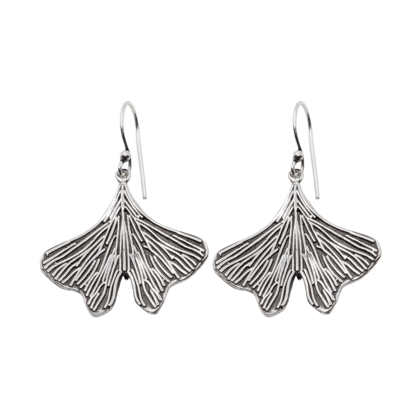Small Ginkgo Leaf Earrings