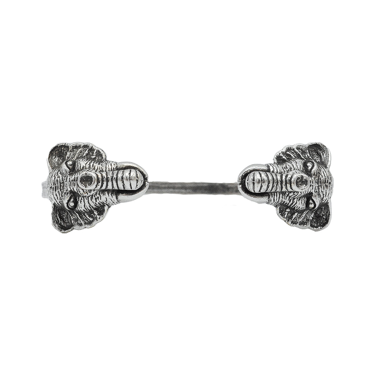 silver lotta djossou elephant bracelet