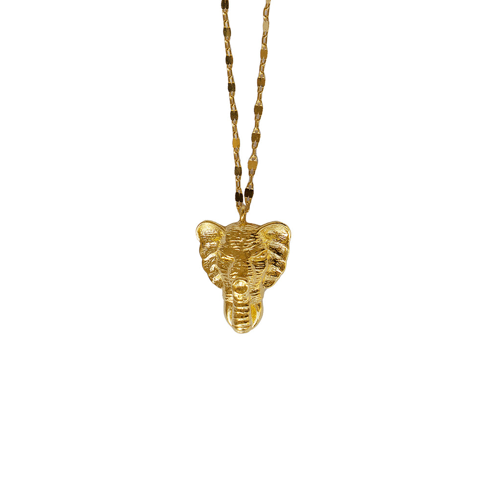 Golden Elephant Necklace