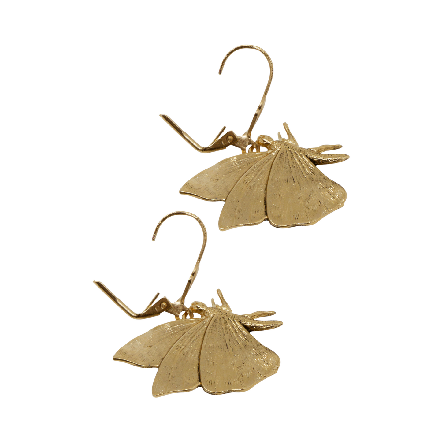 Gold-plated Small Butterfly Earrings