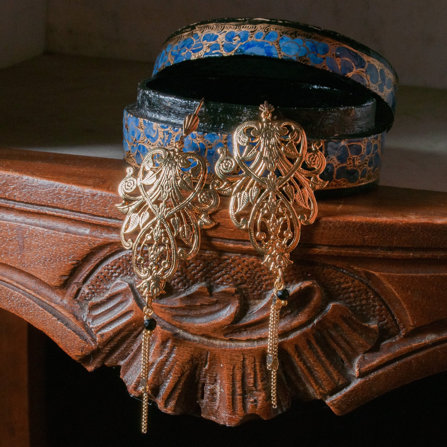 Filigree Earrings Morris Gilded