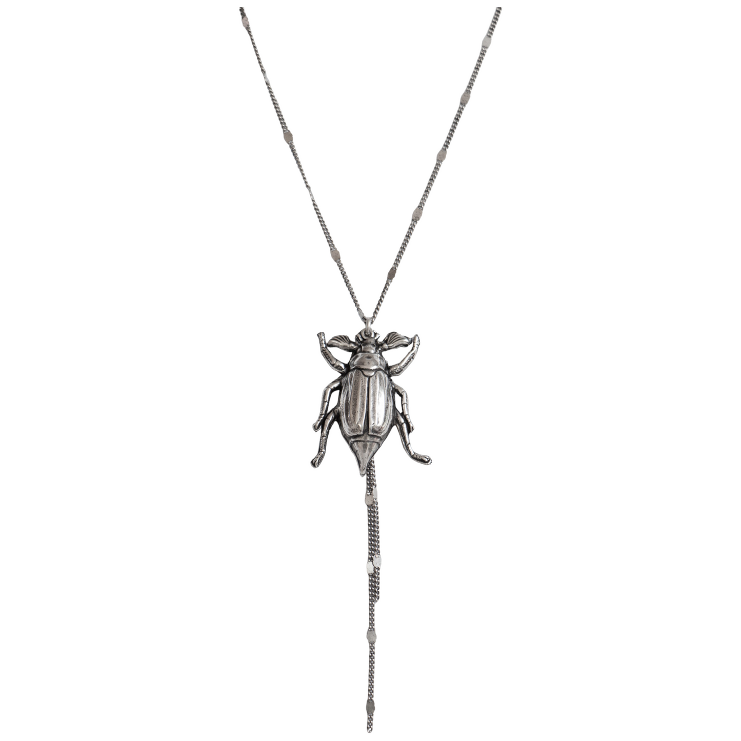 NECKLACE SCARABEE SILVER