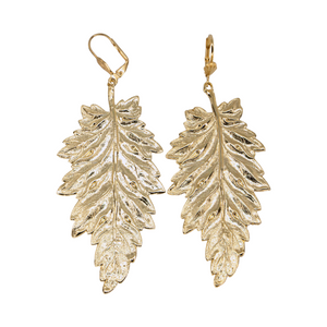 
                  
                    Gold Birch Leaf Earrings
                  
                