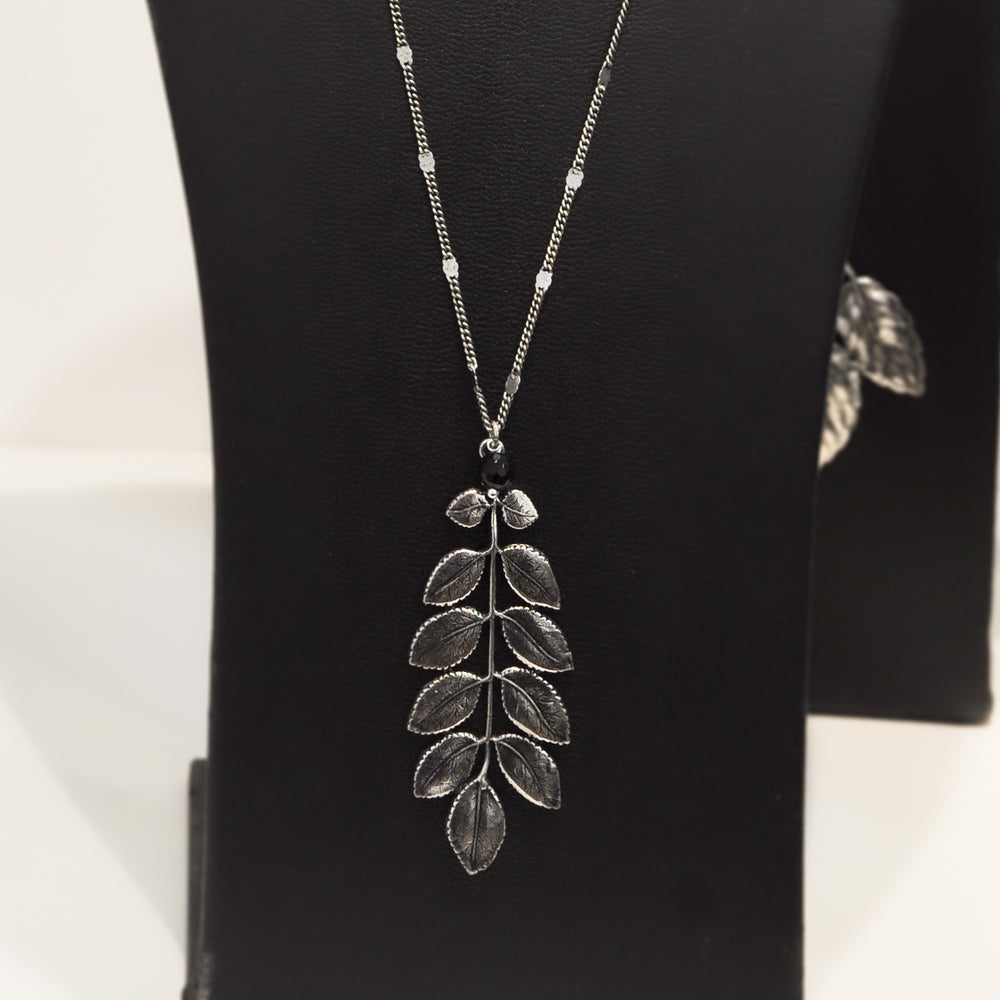 
                  
                    Acacia leaf long necklace
                  
                
