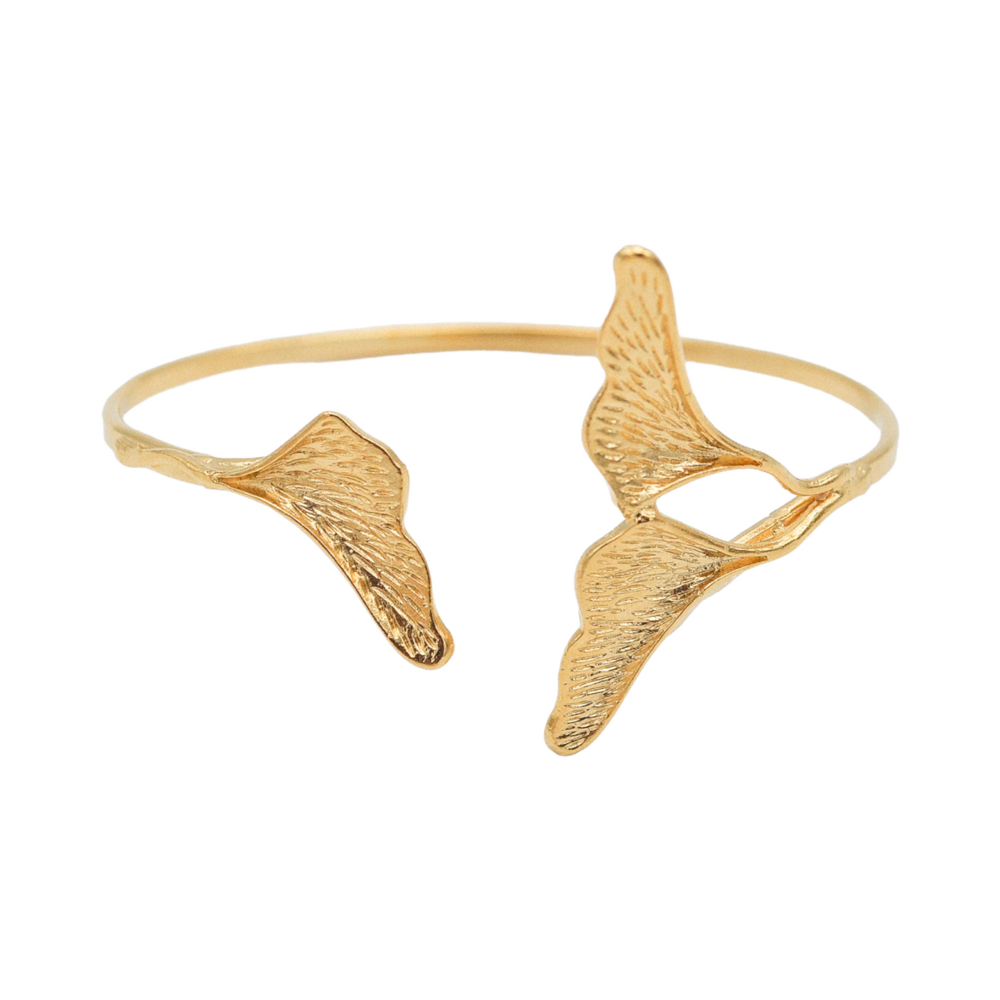Small Golden Ginkgo Bracelet