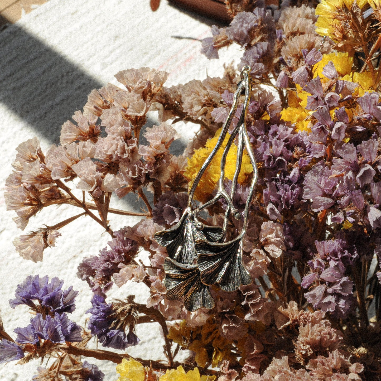 Ginkgo Tao long necklace