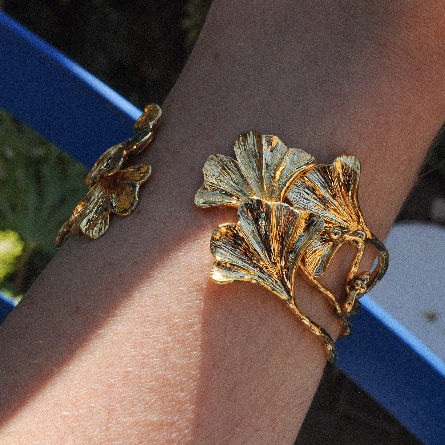 Ginkgo Tao Gold Bracelet