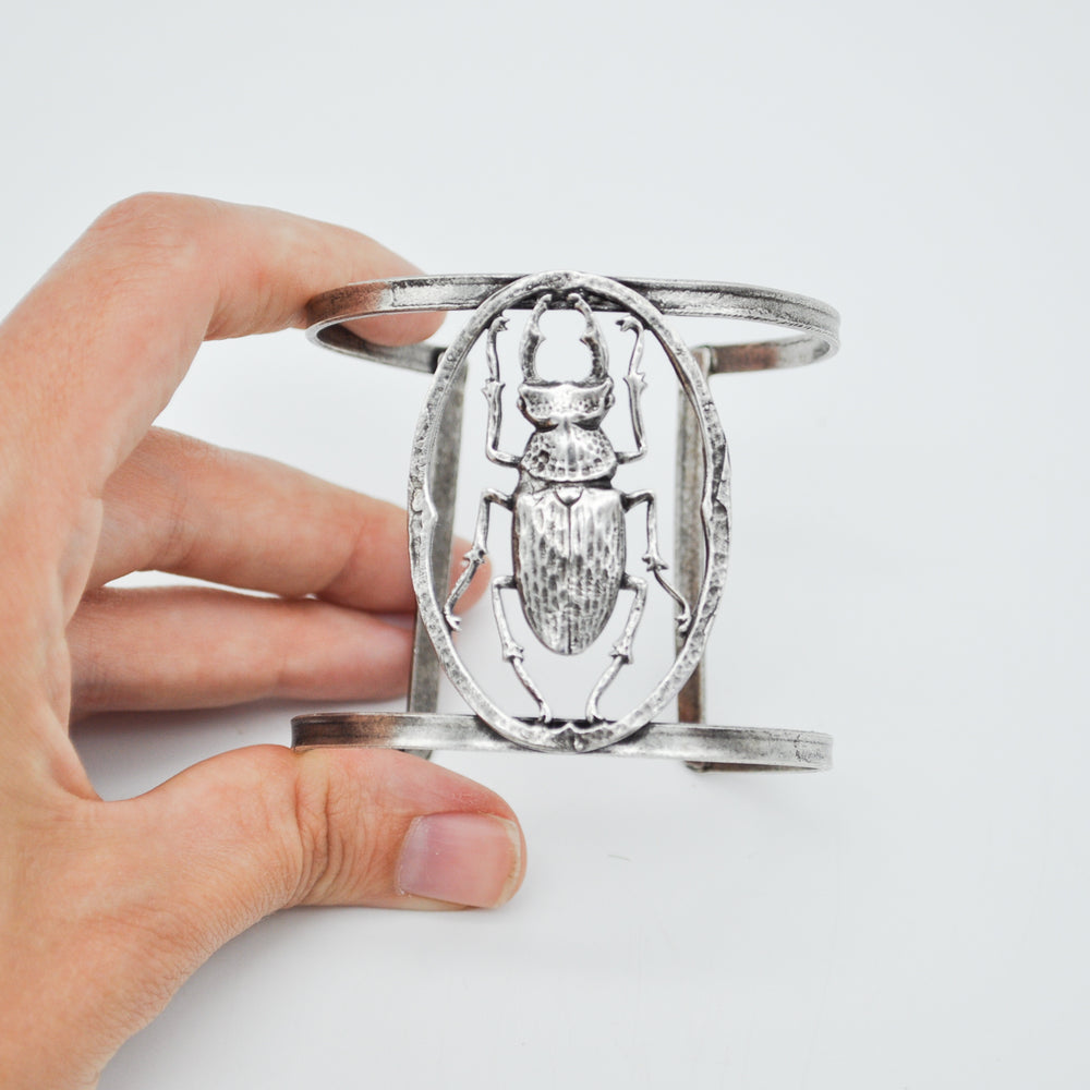 
                  
                    Maddie Scarab Cuff
                  
                