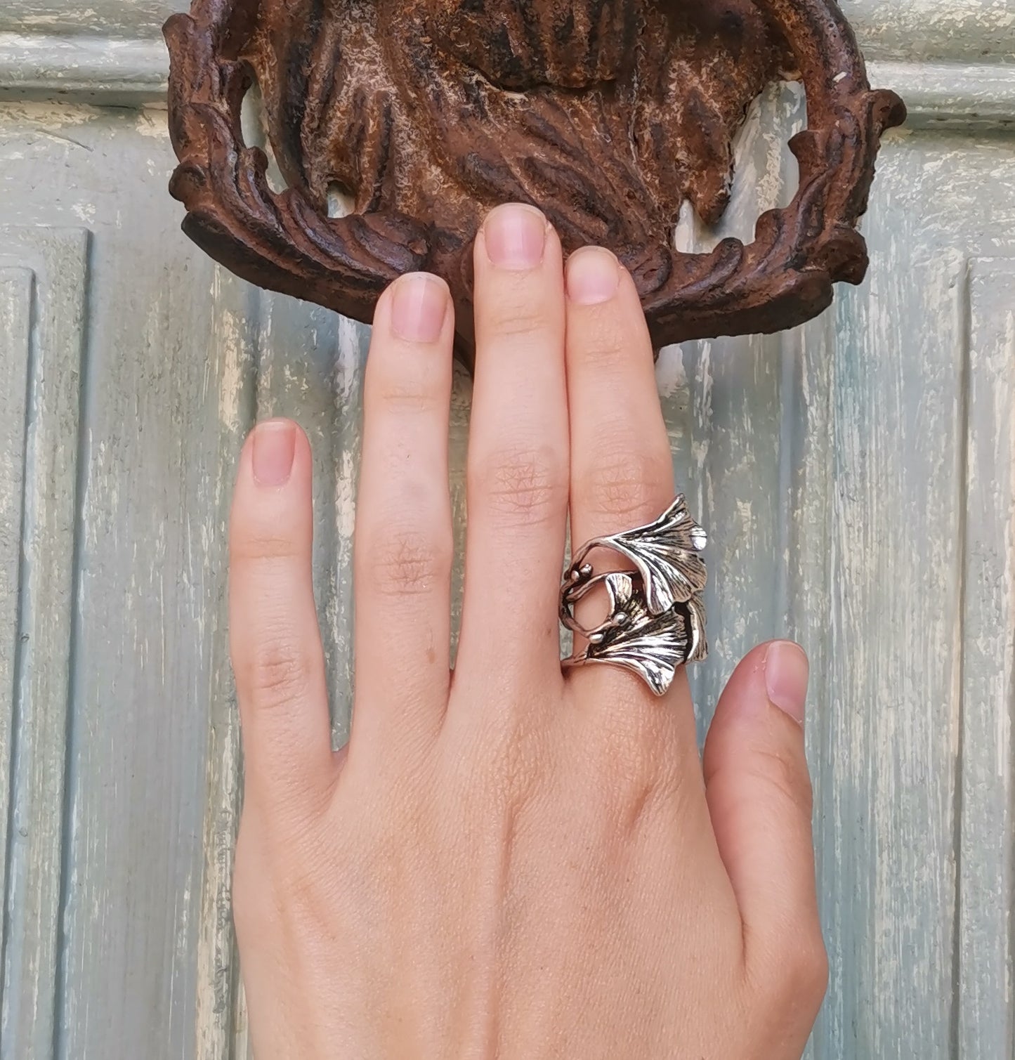 Ginkgo Tao ring