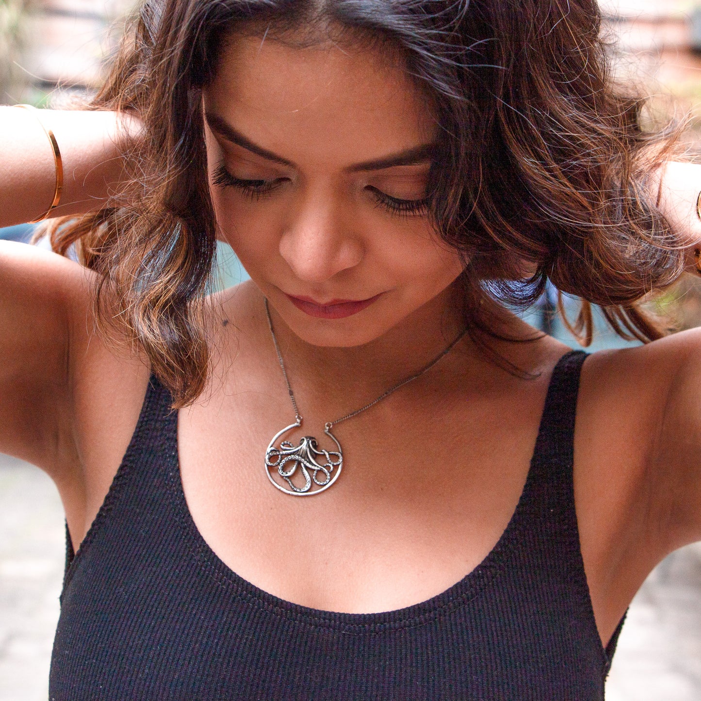 Octopus necklace