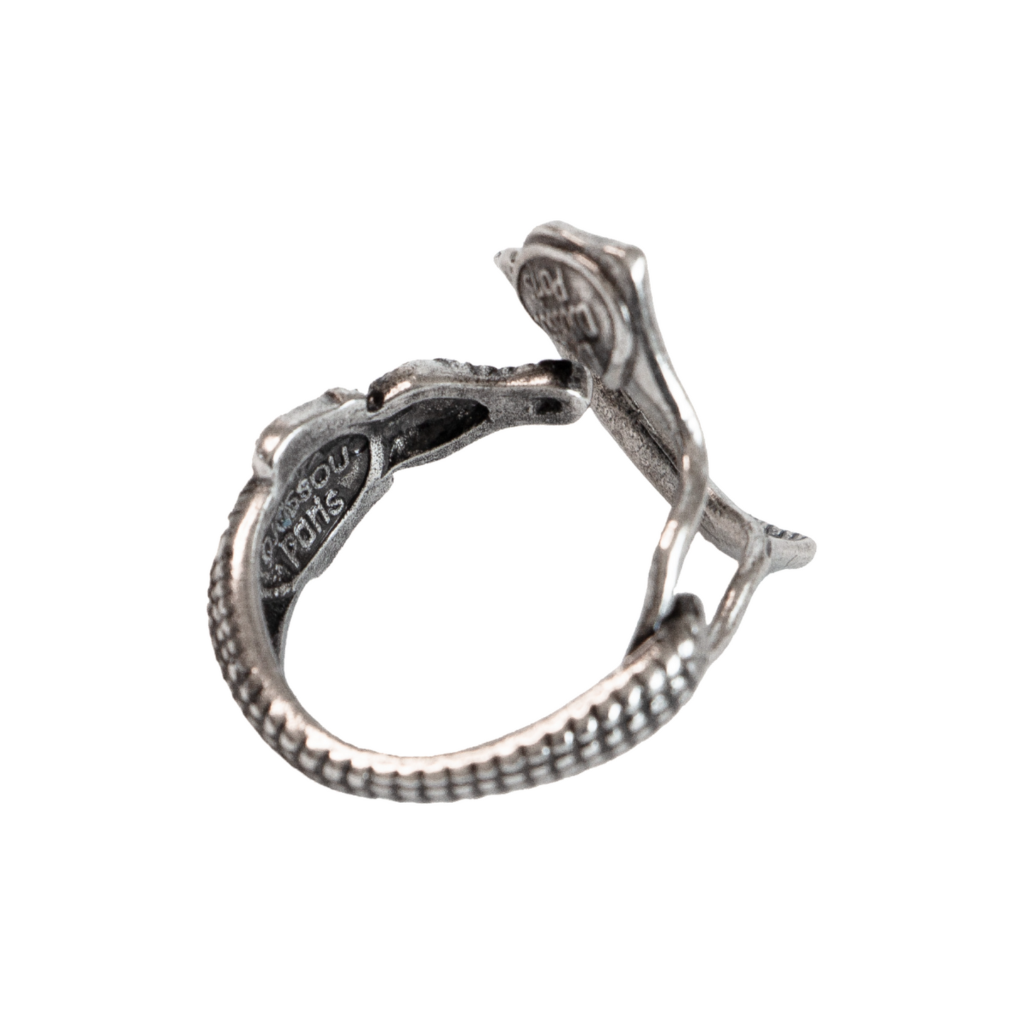 Crocodile Ginkgo ring