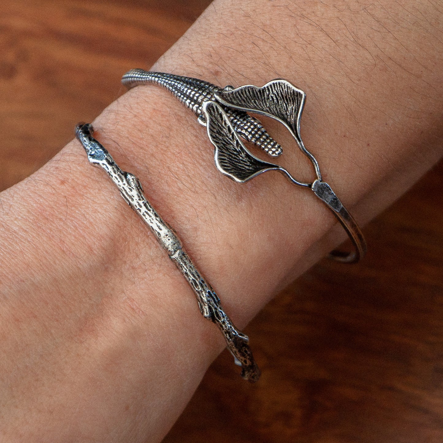 Crocodile Ginkgo Bracelet