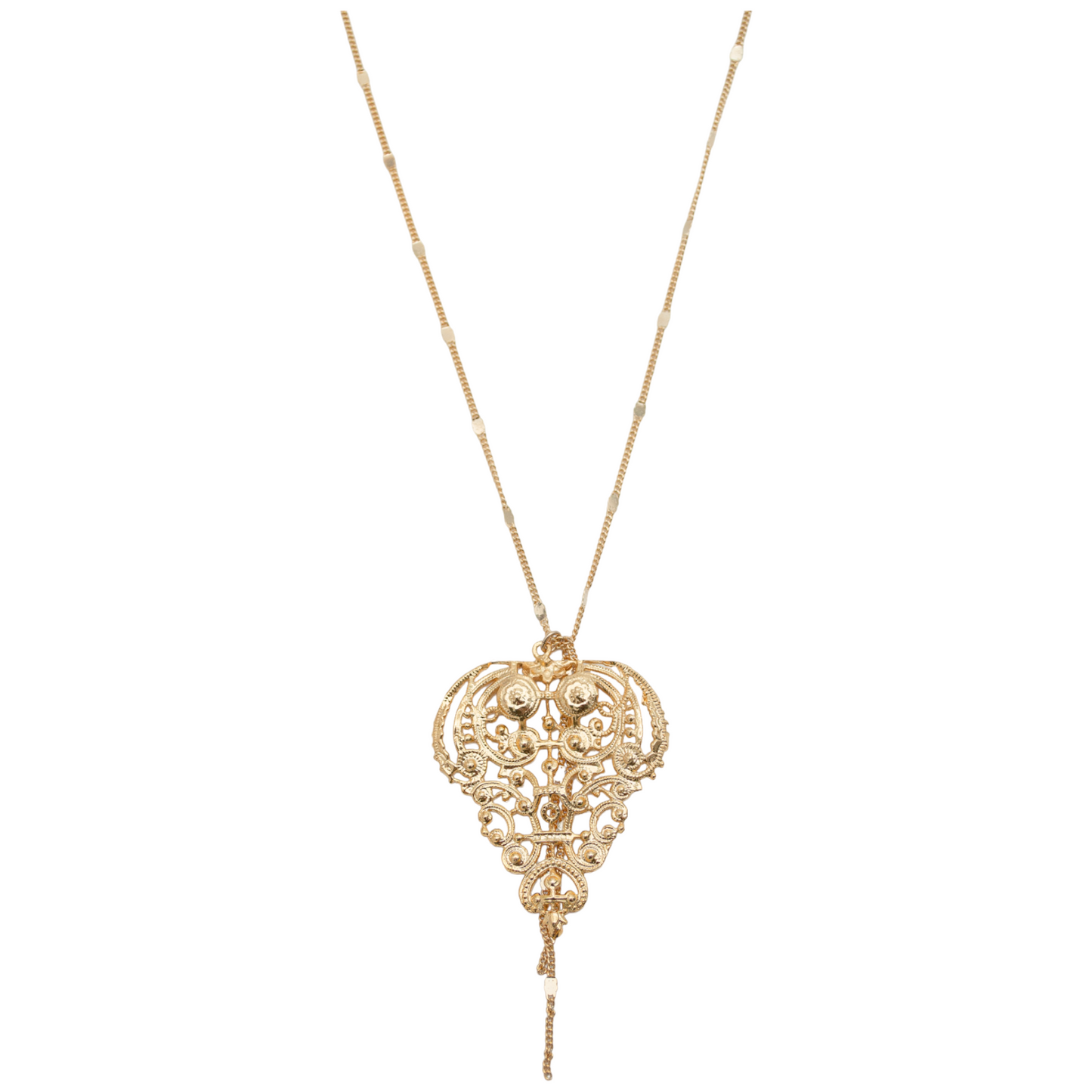 Filigree Gold Necklace