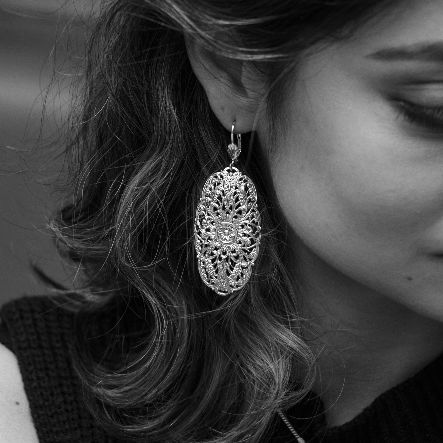 Filigree Mandala Earrings