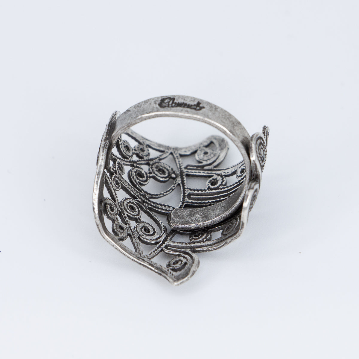 Hamsa Filigree Ring