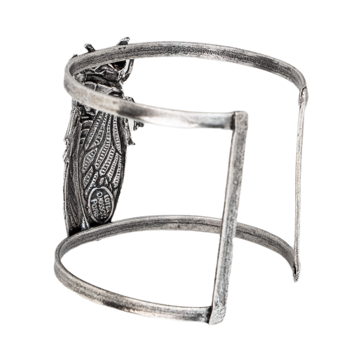 Cicada silver cuff