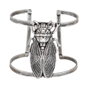 
                  
                    Cicada silver cuff
                  
                