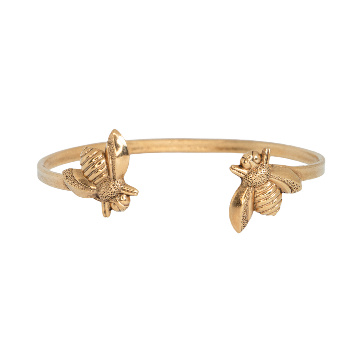 Double Little Bee Gold Bracelet