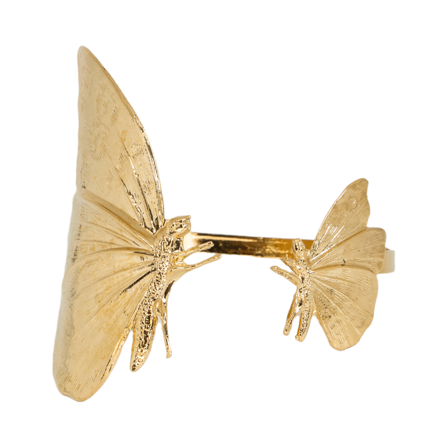 Double Butterfly Gold Bracelet