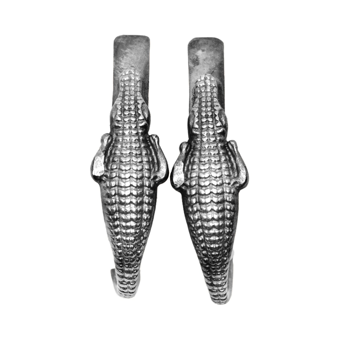 Crocodile earrings