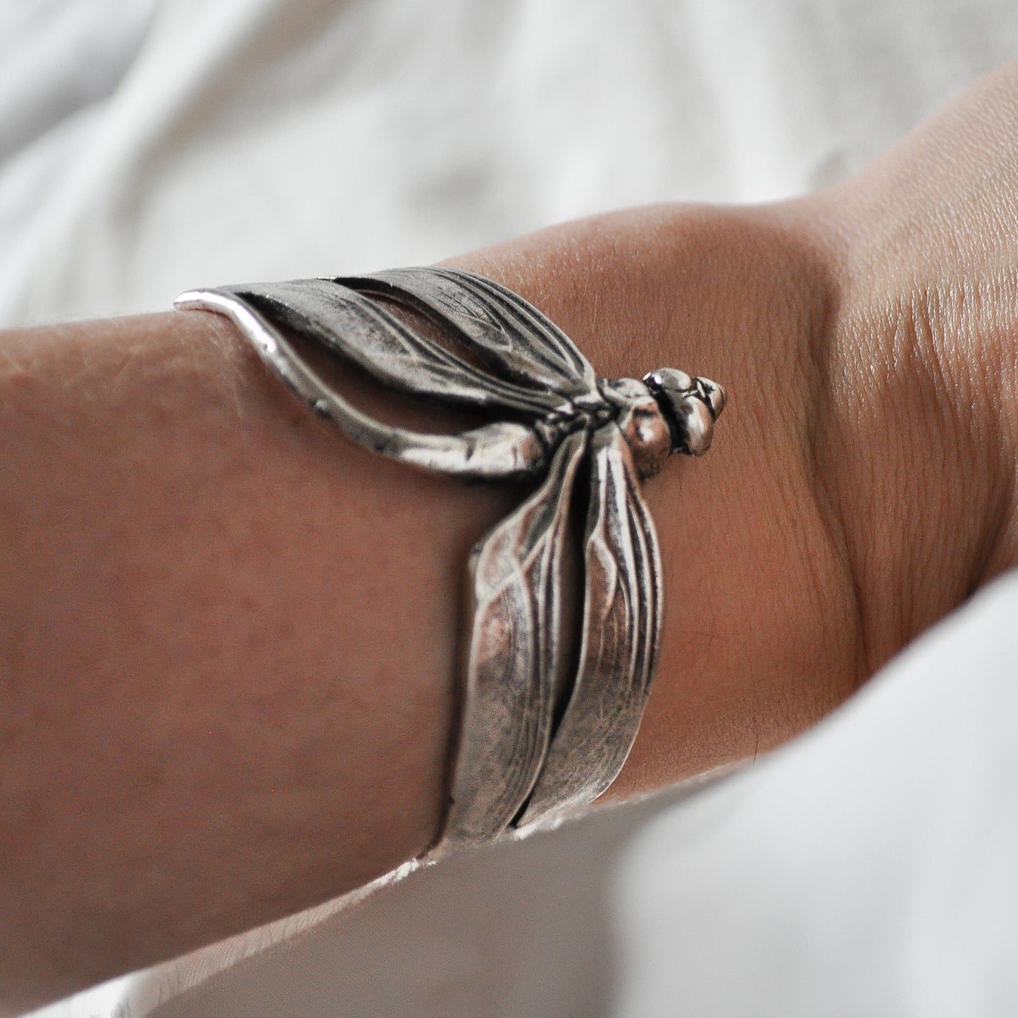 Curved Dragonfly Bracelet