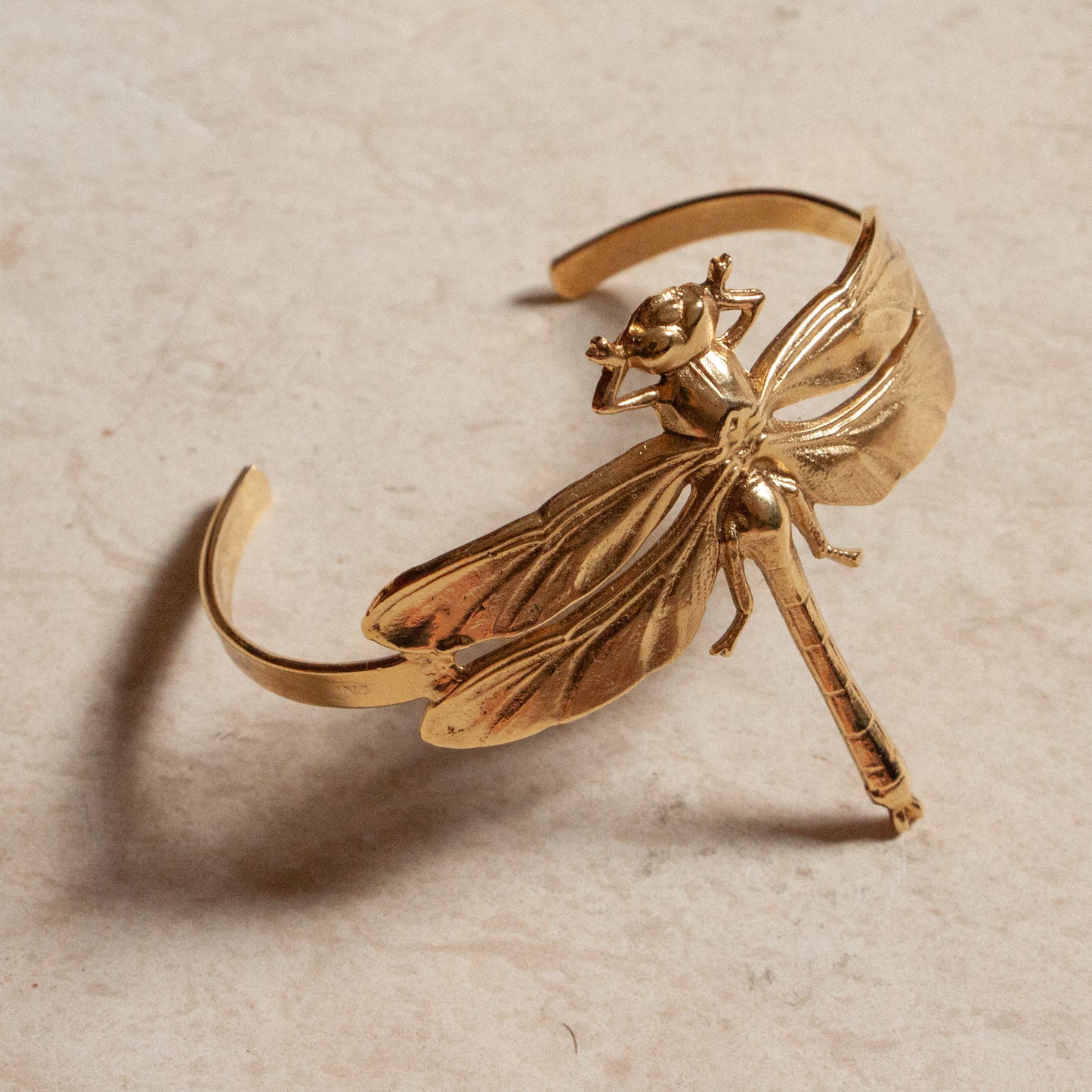 Golden Dragonfly Bracelet