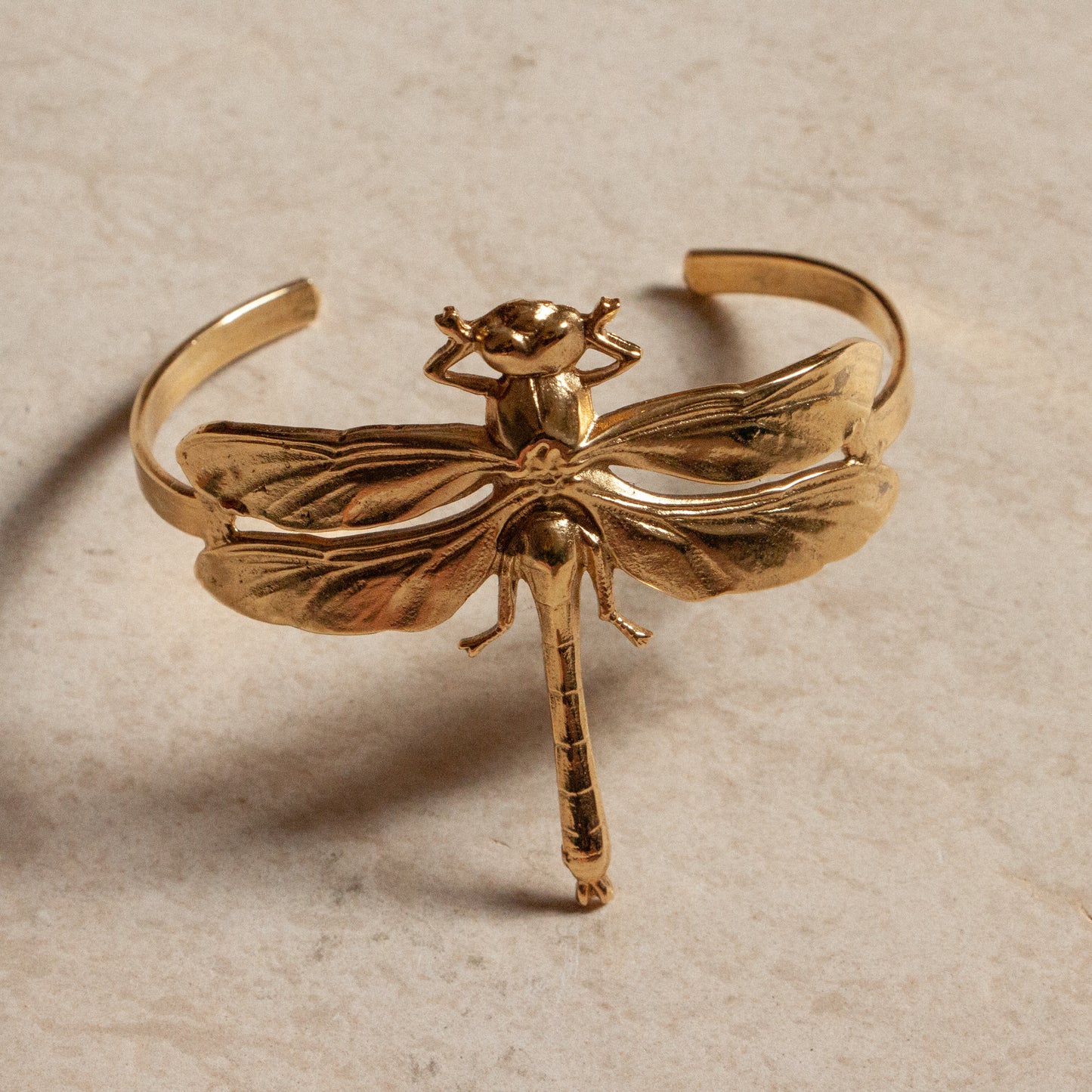 Golden Dragonfly Bracelet