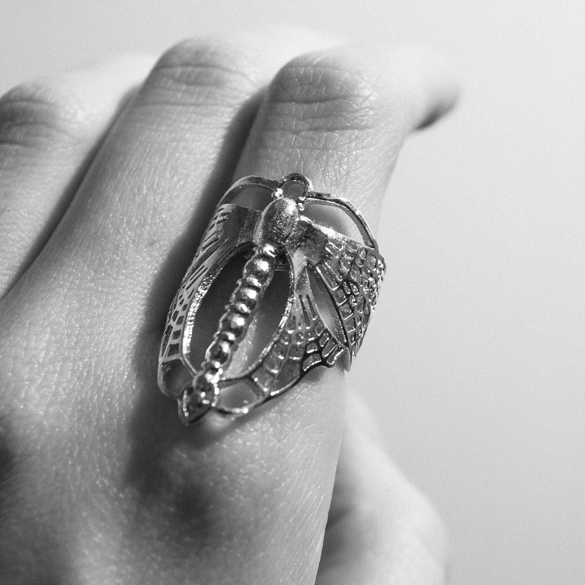 Flying Dragonfly Ring