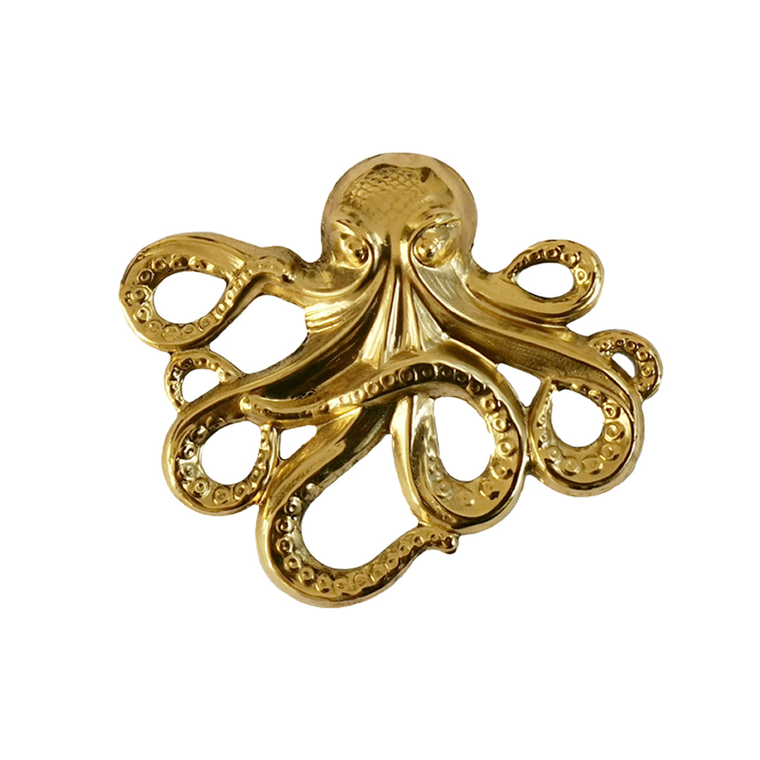 Gold Octopus Ring